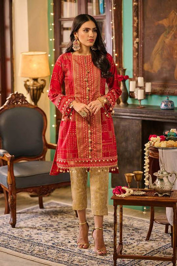 Bonanza Satrangi Asr211p07 Red Eid Collection 2021